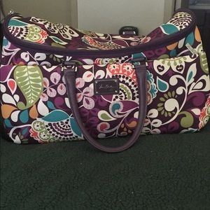 Vera Bradley small roller suitcase